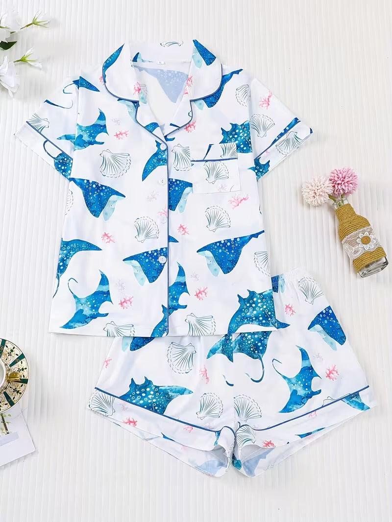 Blue Stingray PJs