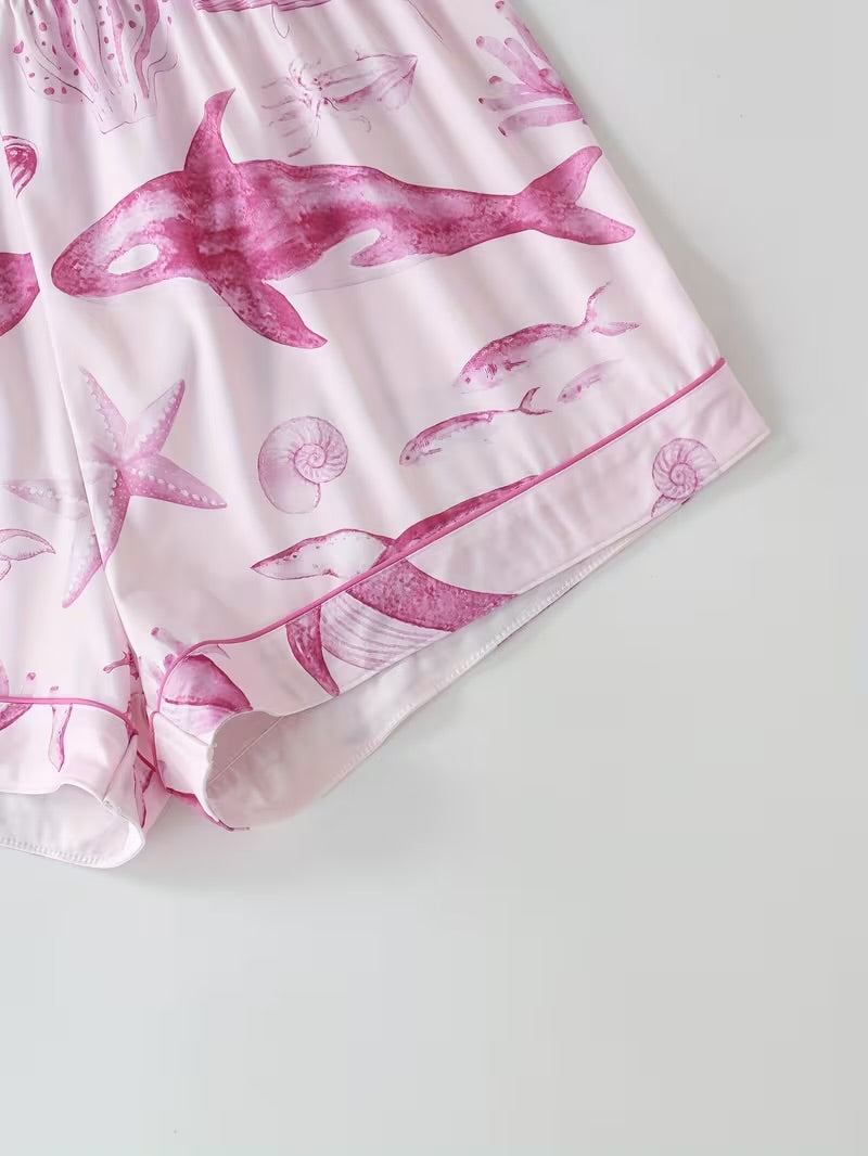 Pink Whale PJs