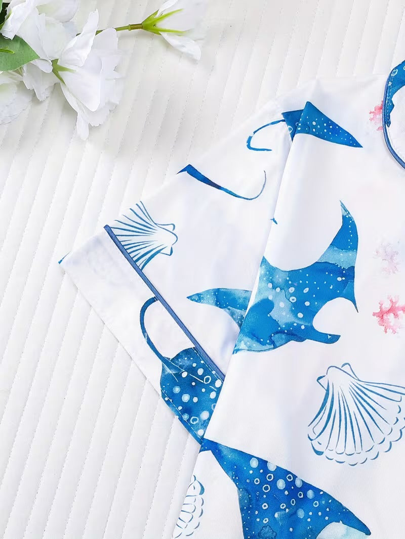 Blue Stingray PJs