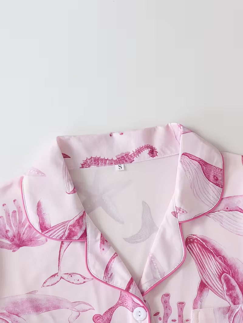 Pink Whale PJs