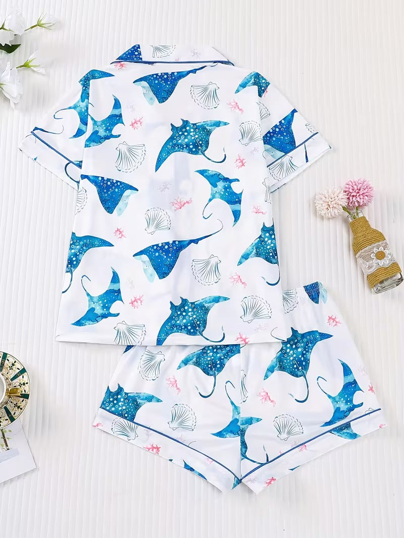 Blue Stingray PJs