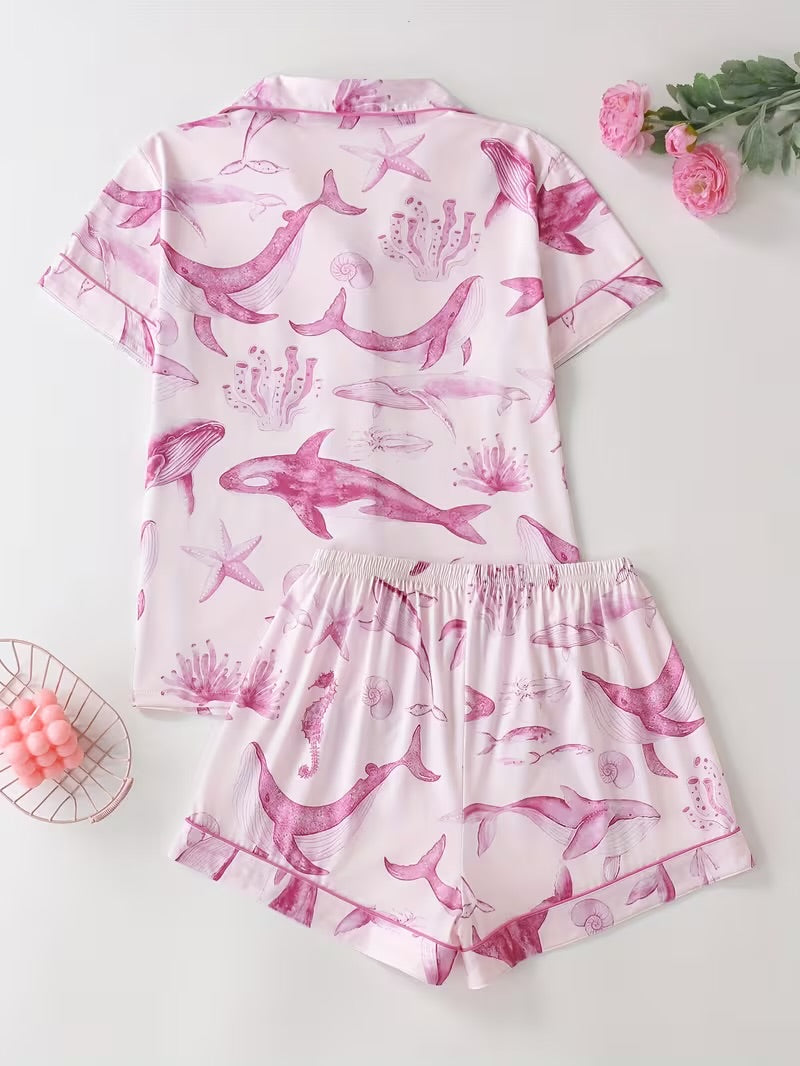 Pink Whale PJs