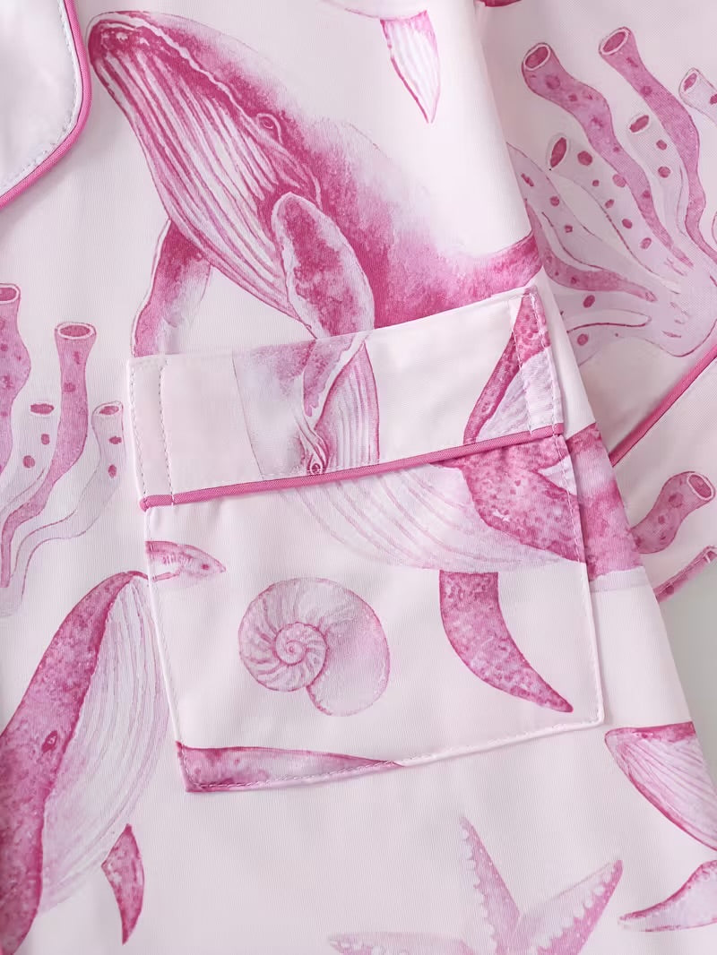 Pink Whale PJs